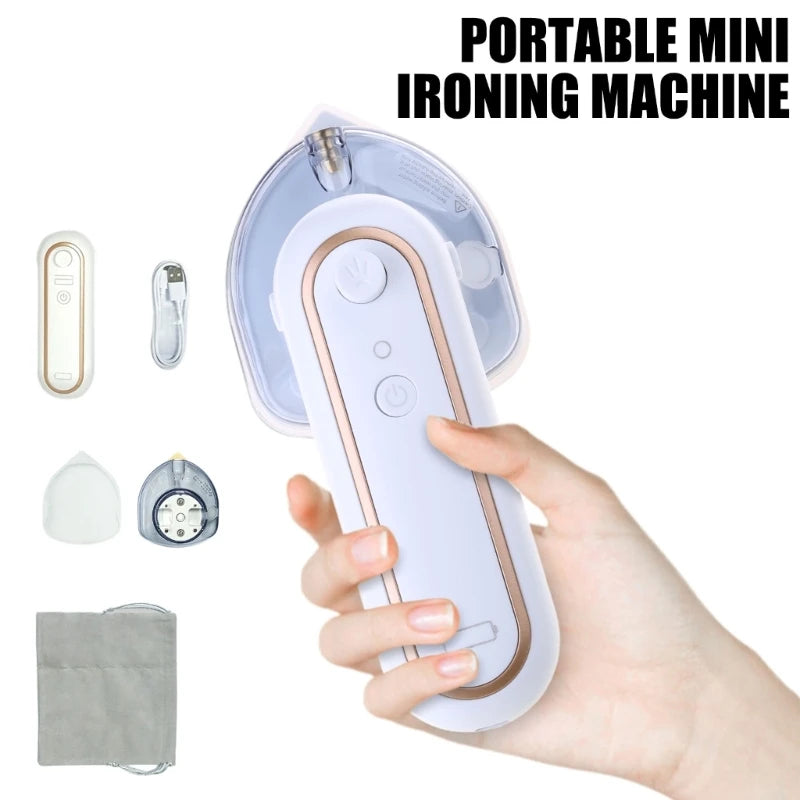 160W USB Garment Steamer – Portable Iron for Travel & Home